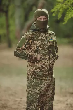 Флісова кофта з капюшоном піксель Флісова кофта з капюшоном піксель