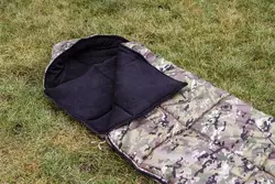 Спальний мішок з флісом ЗИМА (ковдра з капюшоном), Мультикам, ширина 90 см