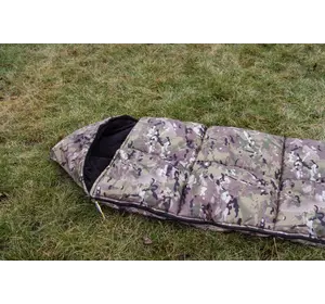 Спальний мішок з флісом ЗИМА (ковдра з капюшоном), Мультикам, ширина 100 см