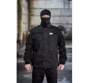 Тактична куртка Ріп-стоп чорна